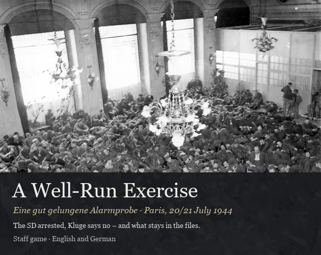 Coverbild für A Well-Run Exercise / Eine gut gelungene Alarmprobe