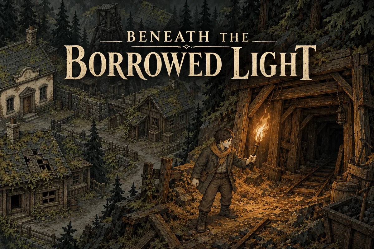 Cover art for Beneath the Borrowed Light