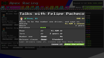 Bit-Race manager — screenshot 1