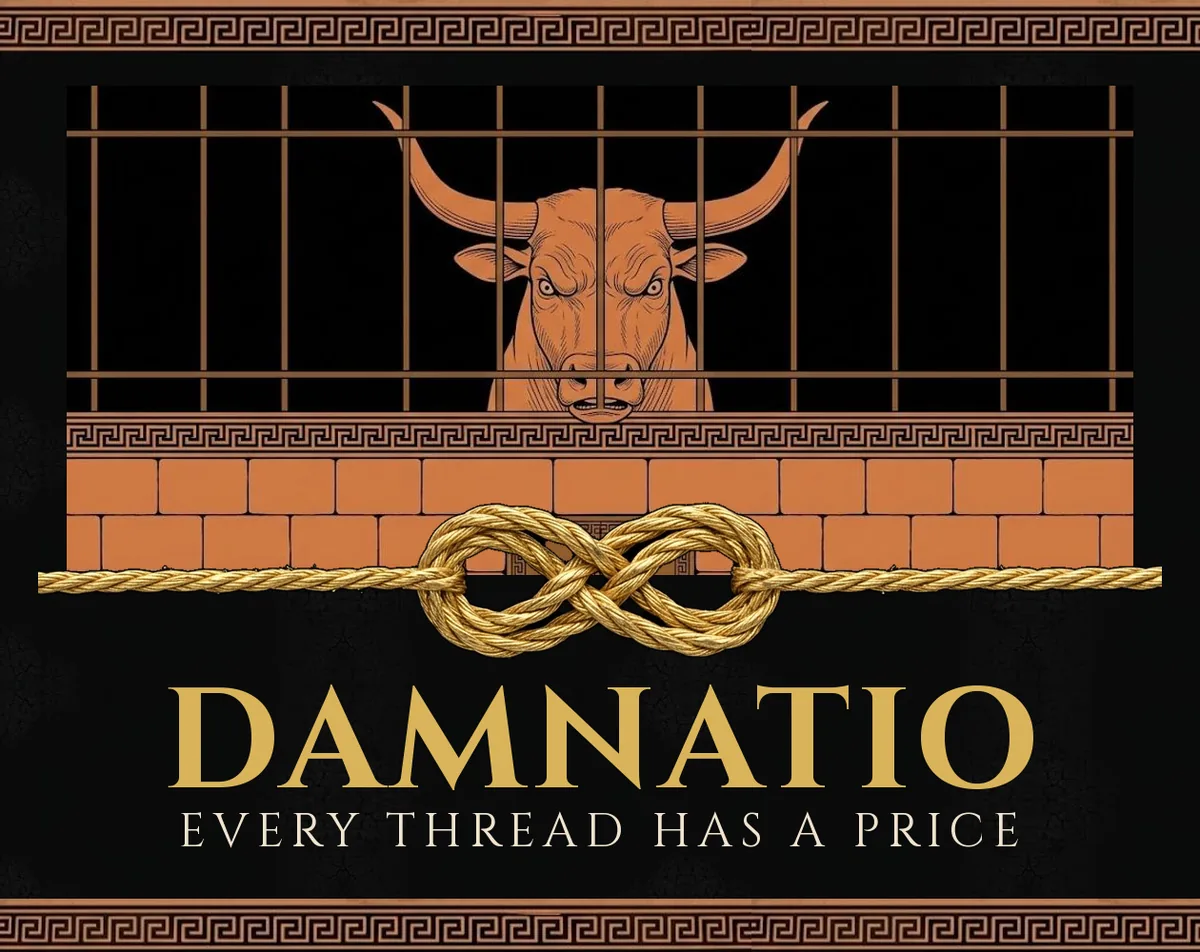 Cover art for Damnatio: Every Thread Has a Price