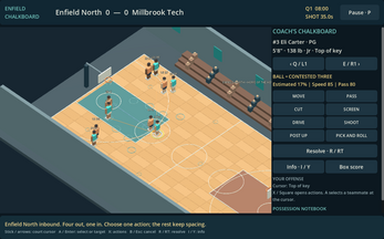 Enfield: Chalkboard Basketball — screenshot 1