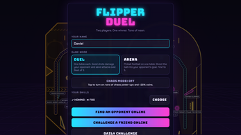 Flipper Duel — スクリーンショット 1