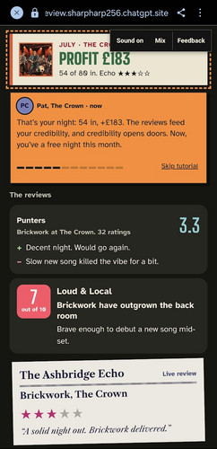 Gig Promotor (free early playtest of first 2 seasons) — Screenshot 2