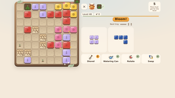 Hanamino: Block Puzzle Garden — captura 2