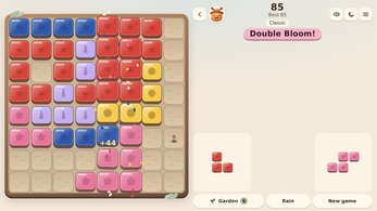 Hanamino: Block Puzzle Garden — captura 3