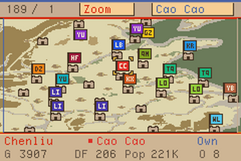 Heroes of the Three Kingdoms GBA Demake — screenshot 4