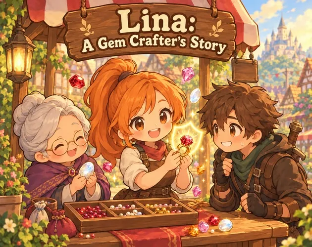 Copertina di Lina: A Gem Crafter's Story