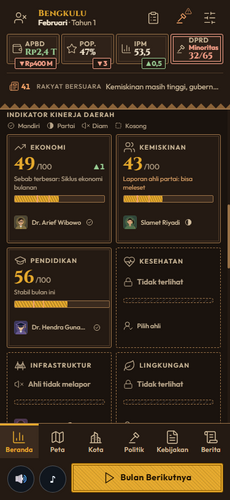 Nusantara: Governor Simulator — Screenshot 2
