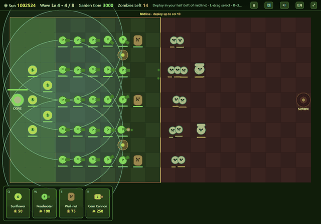 Plants RTS — screenshot 1