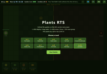 Plants RTS — screenshot 2