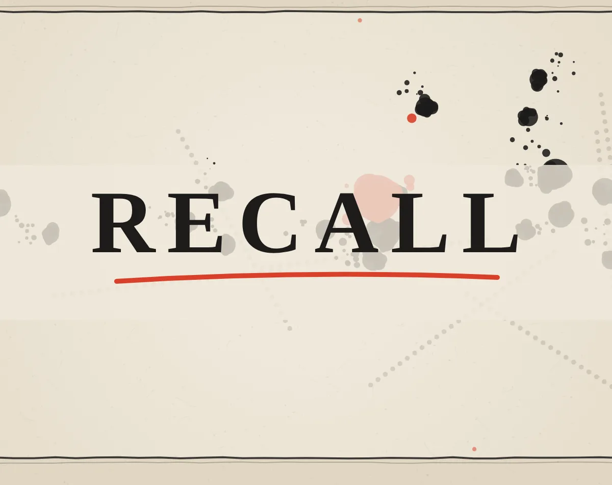 Coverbild für Recall