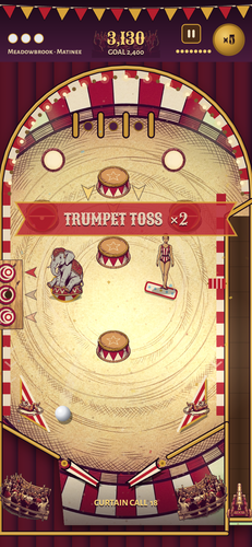 Ringflip: Circus Pinball — Screenshot 1