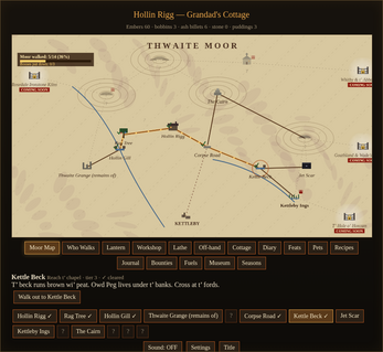 The Lamp-Walk on Thwaite Moor — screenshot 4