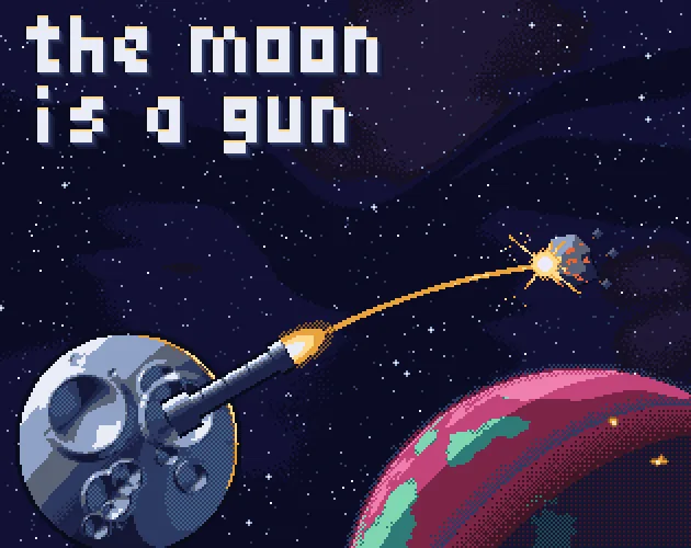 Cover art for the moon is a gun (Demo)