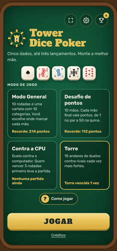 Tower Dice Poker — screenshot 1
